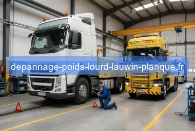 Air, boite de vitesse, freins bloqué sur poids lourd